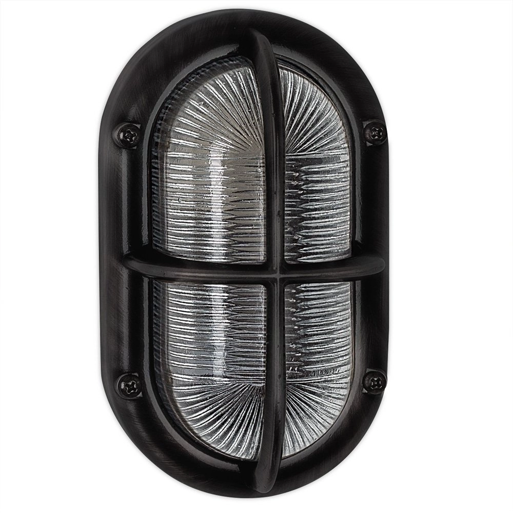 Wandlampe Oculus dunkelbraun