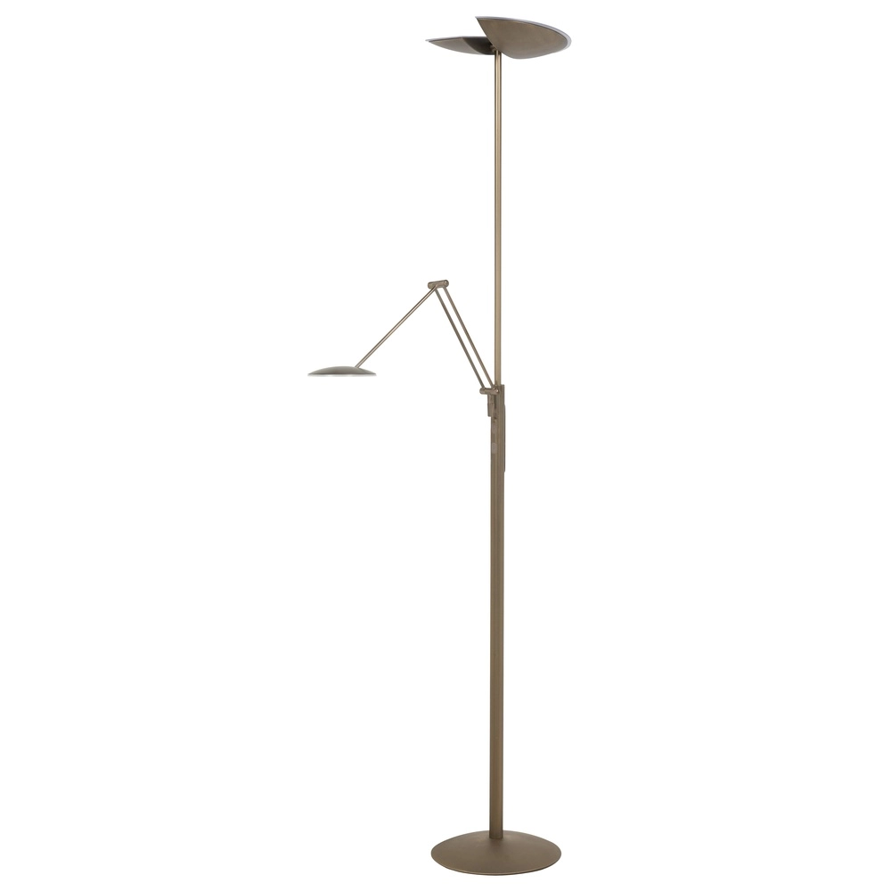 Design-Leseleuchte Sapporo Kupferbronze Ø 29cm