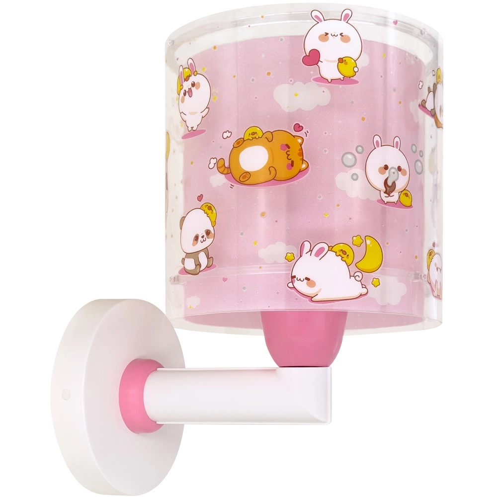 Wandleuchte für Kinder Kawaii Friends Pinkes Leuchten im Dunkeln Dalber 8420406002224