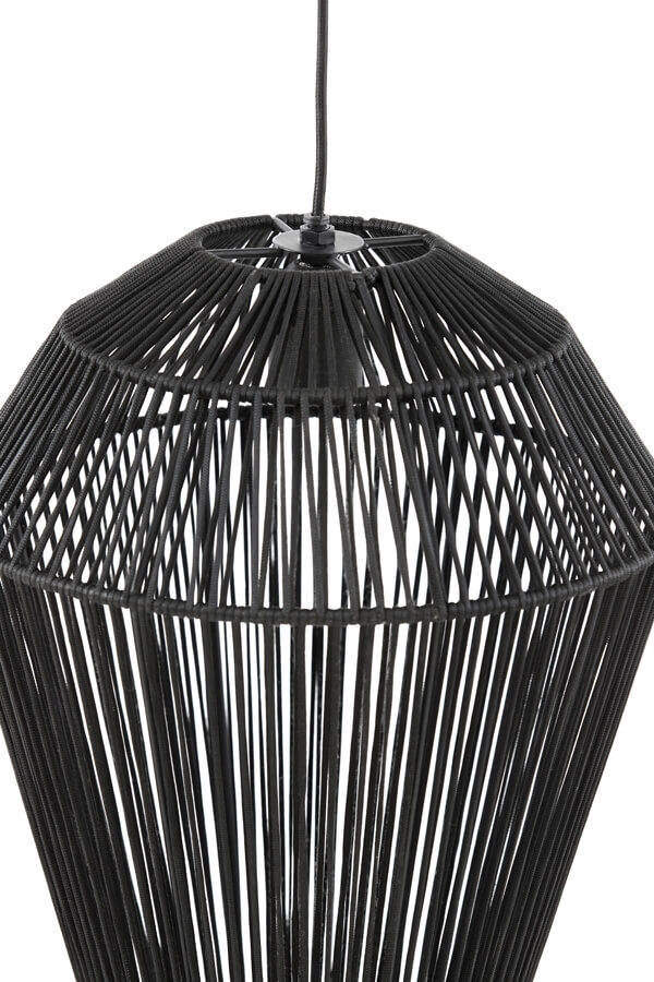 Böhmische Pendelleuchte Deya schwarz Ø 30cm Light & Living 8717807681142