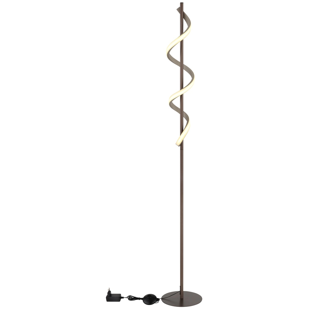 Stehlampe Spiro Bronze mit braunem Sand Globo 9007371590315