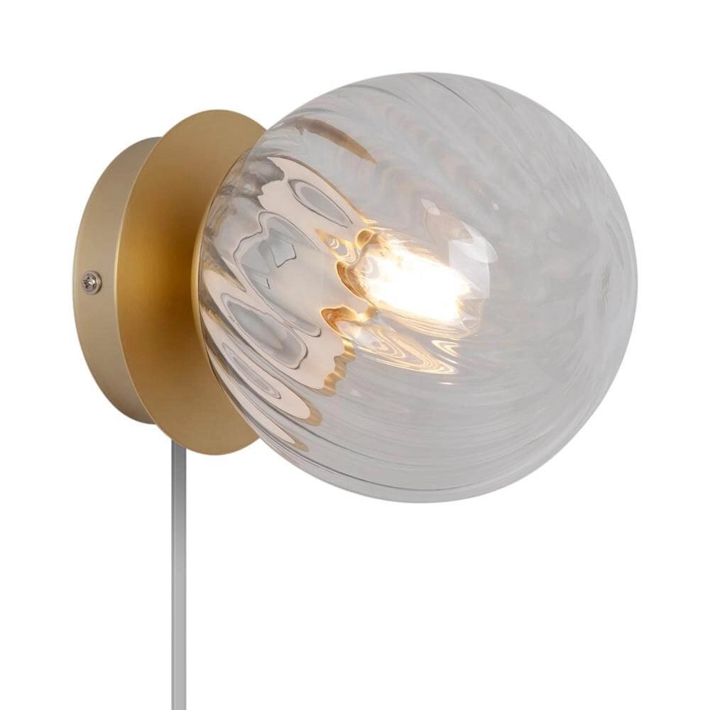 Wandleuchte aus Glas Chisell Messing Nordlux 5704924015663