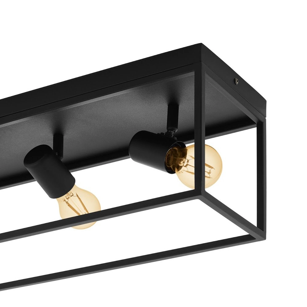 Schwarze Deckenleuchte Silentina Eglo 9002759983338