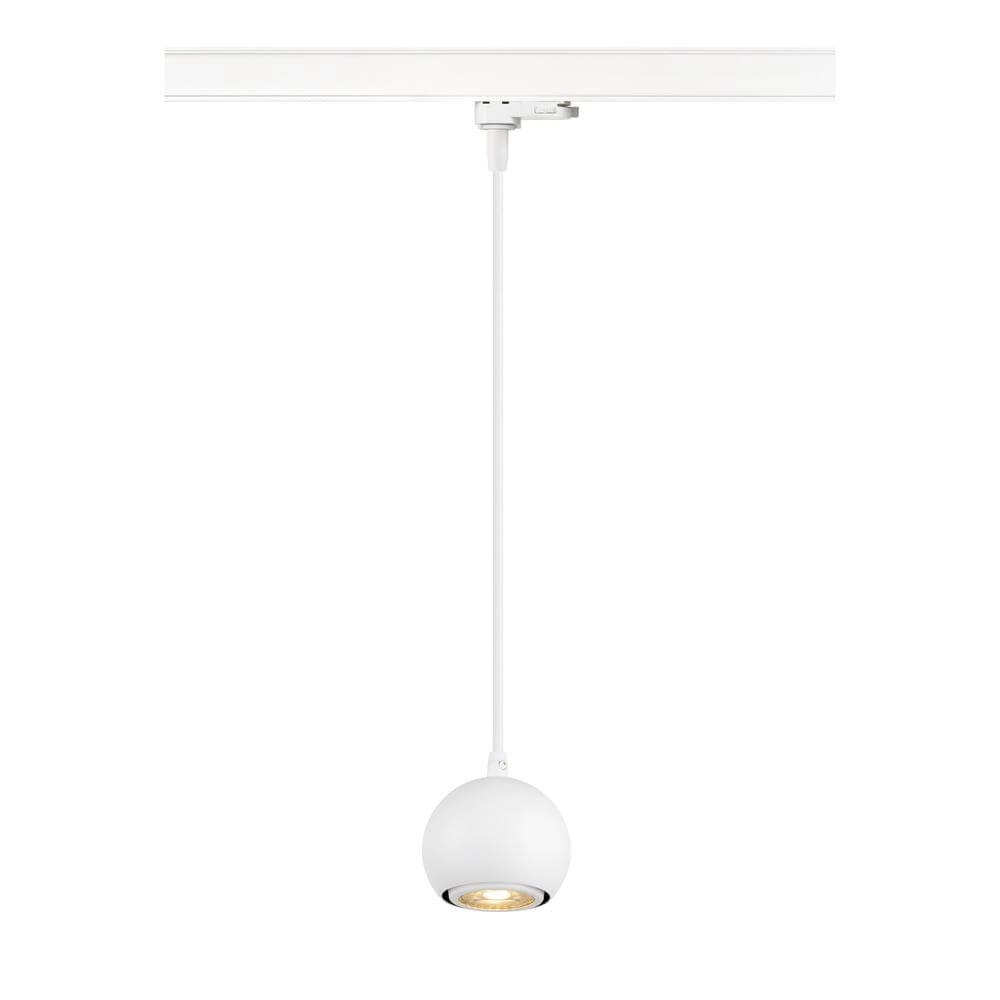 Pendelleuchte für Schiene Light Eye 90 weiß 3-phasig Ø 9cm