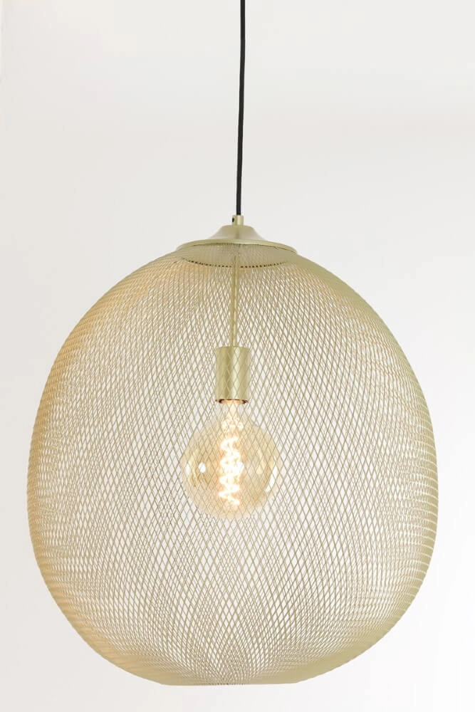 Goldene Pendelleuchte Moroc Ø 50cm Light & Living 8717807605223