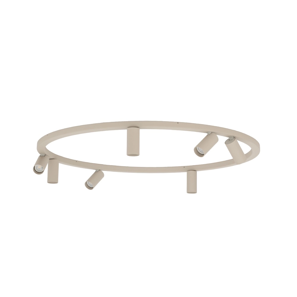 Kreisförmige, oberflächenmontierte Scheinwerfer Fourty 7x GU10 – beige Lyora 5903139119481