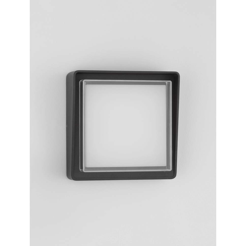 Quadratische Wandleuchte Cape anthrazit Lyora 5212017432704