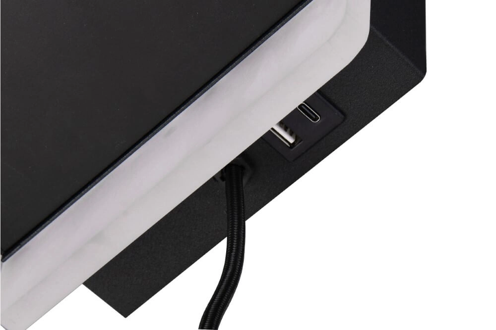 LED-Wandleuchte für Schlafzimmer Fairfield Schwarz Trio 4017807614787