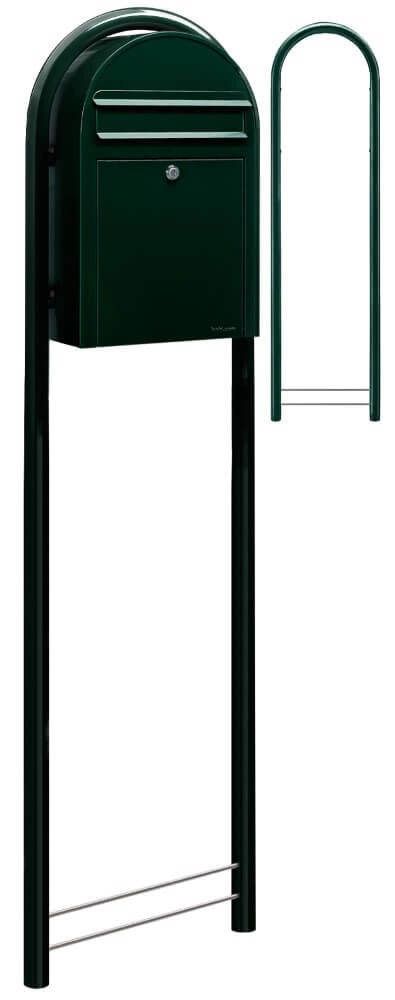 Briefkasten Classic 6064 Schwarz Grün Bobi 6417237001351