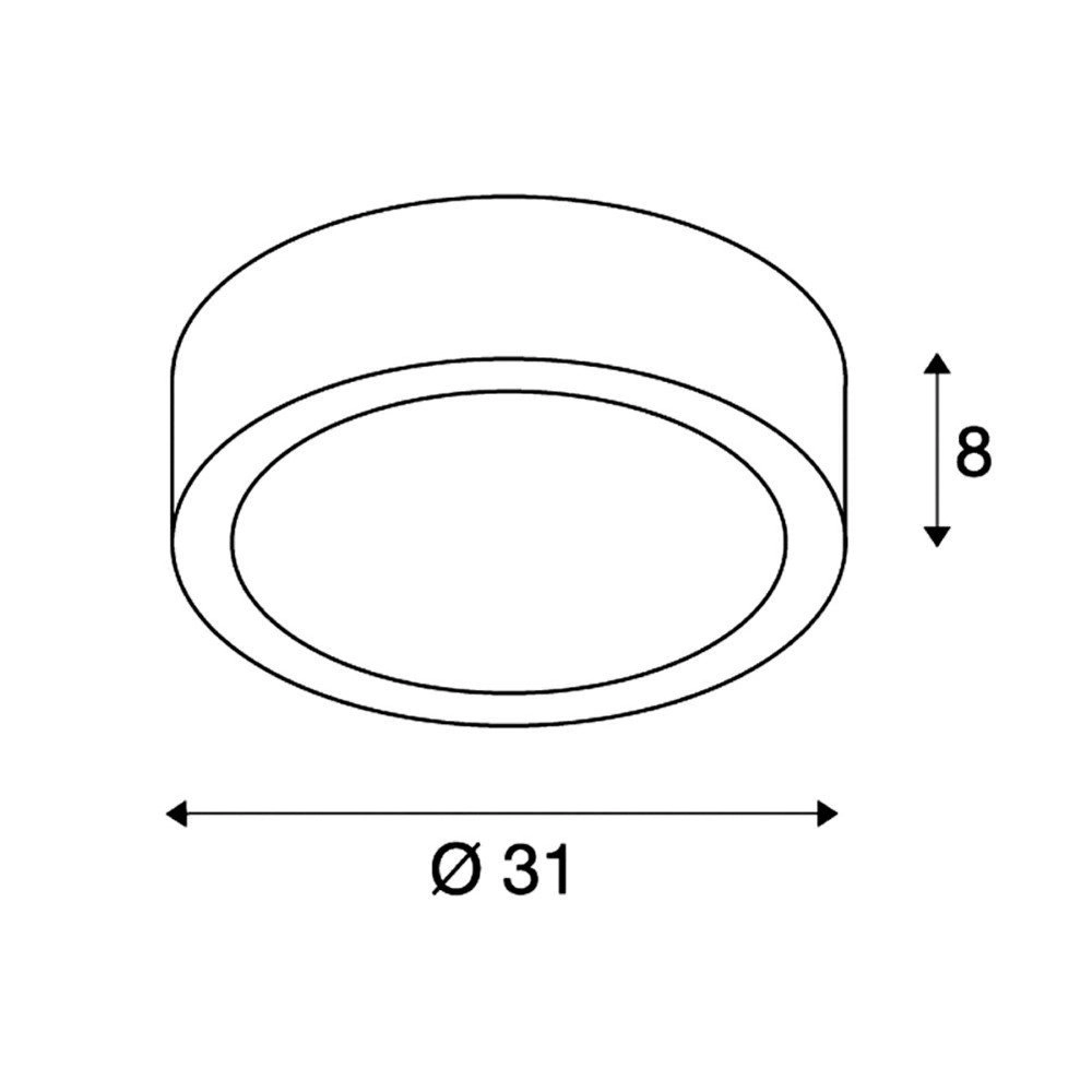 Deckenleuchte Gl 105 E27 SLV 4024163093354