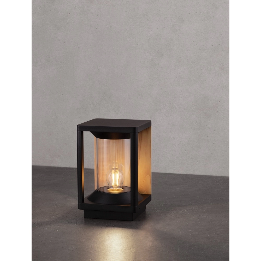 Gartenleuchte Pacific Hintergrund Holz 22cm Lyora 5212017449665