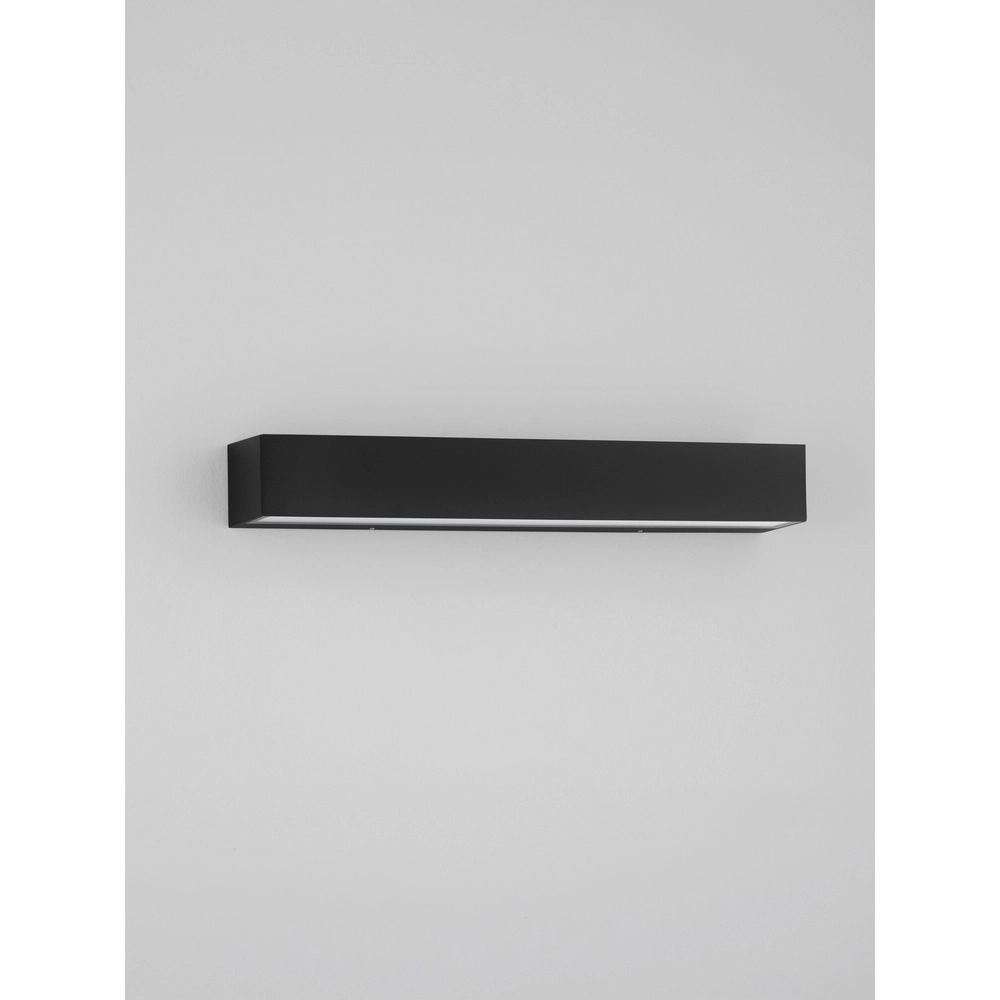 Elegante Wandlampe Lane schwarz 36cm - 28W Lyora 5212017496751