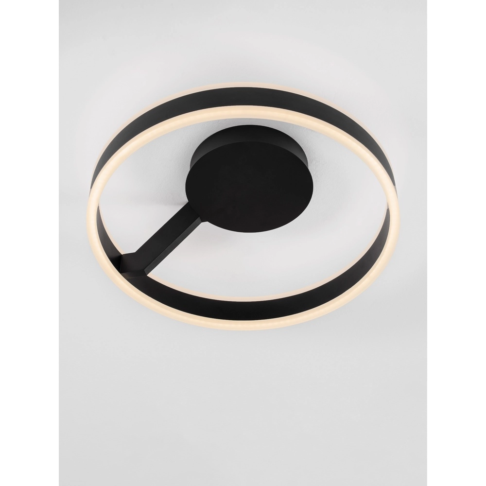Deckenlampe Bianco schwarz Ø 40cm Lyora 5212017473813