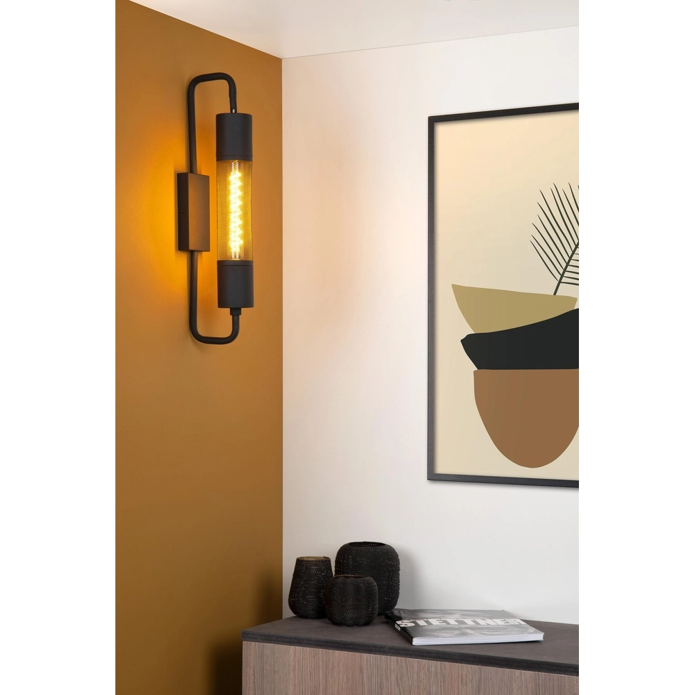 Design-Wandlampe Calixt Schwarz Lucide 5411212051462