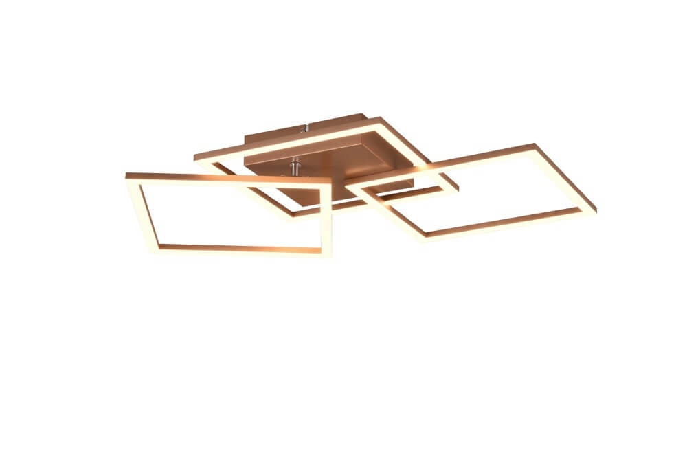 Braune Deckenlampe Trail Design Trio 4017807578980