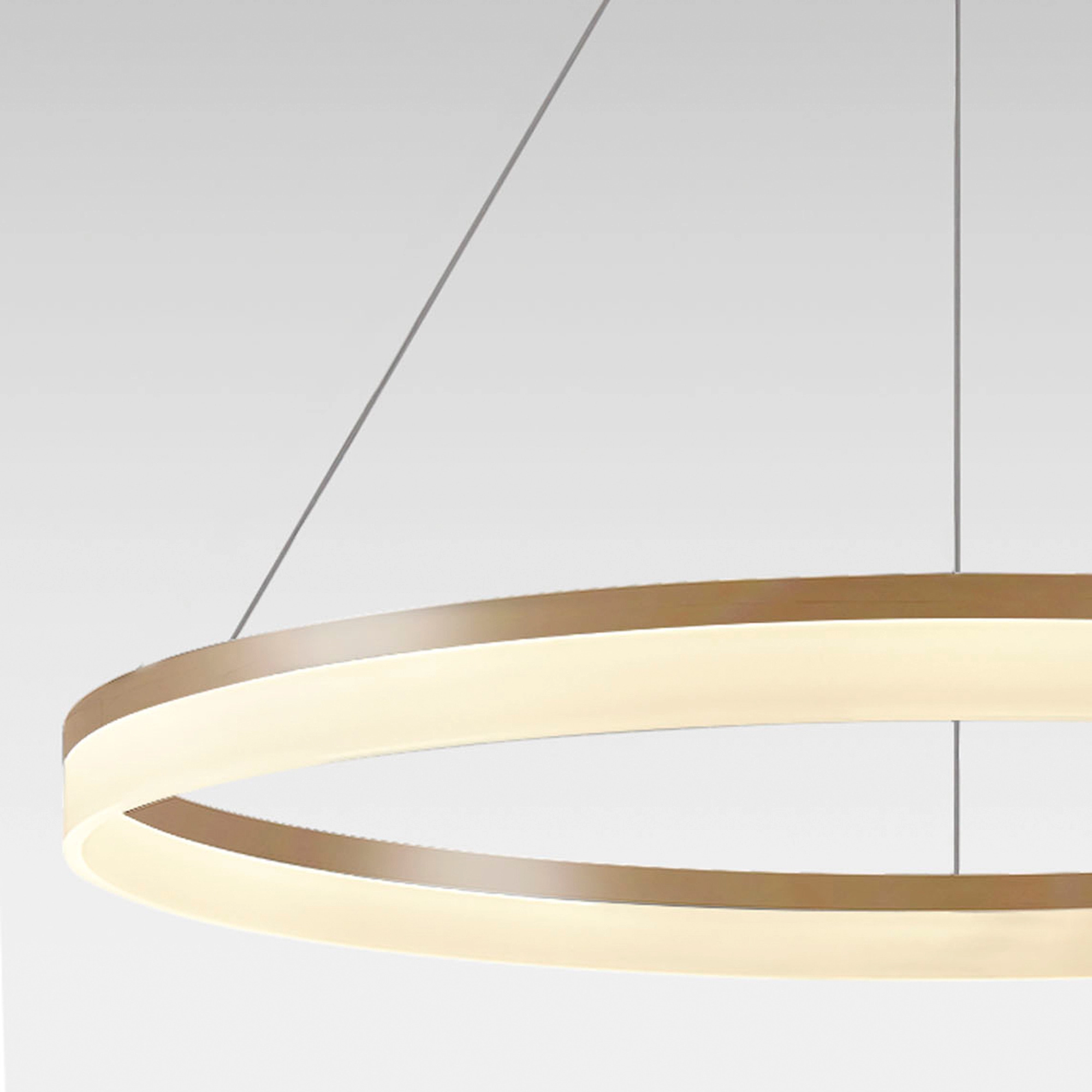 Elegante Pendellampe Ara Ø 100cm Gold Lyora 5053423316048