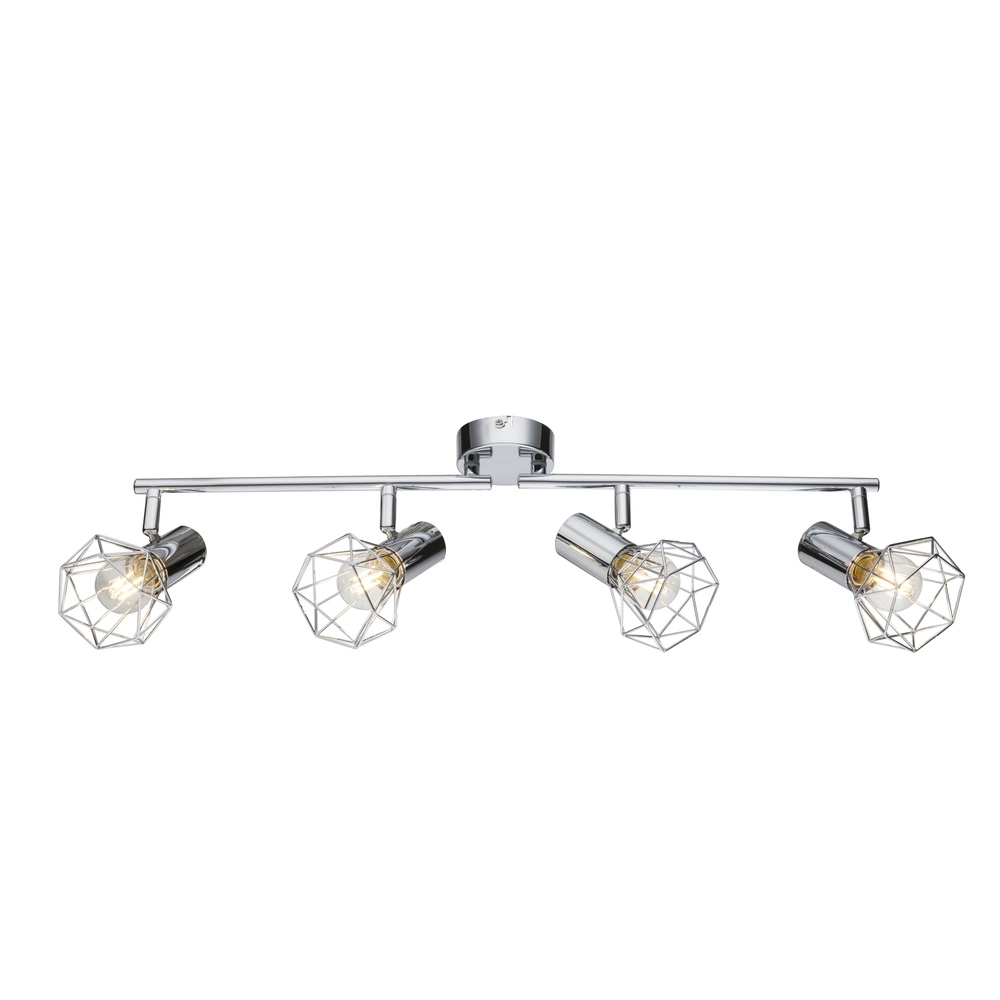 4-Licht Deckenlampe Xara I Chrom