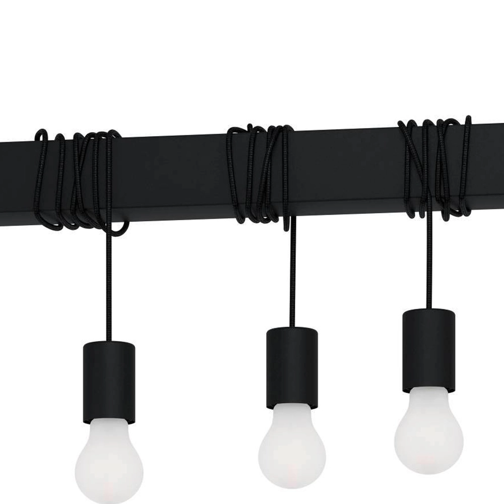 5-Licht Pendellampe Townshend-B Schwarz – Esstisch Eglo 9002759399375