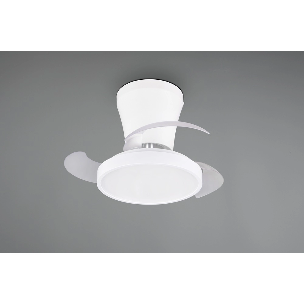 Kleiner Ventilator Moss weiße Ø 22 cm Trio 4017807688924