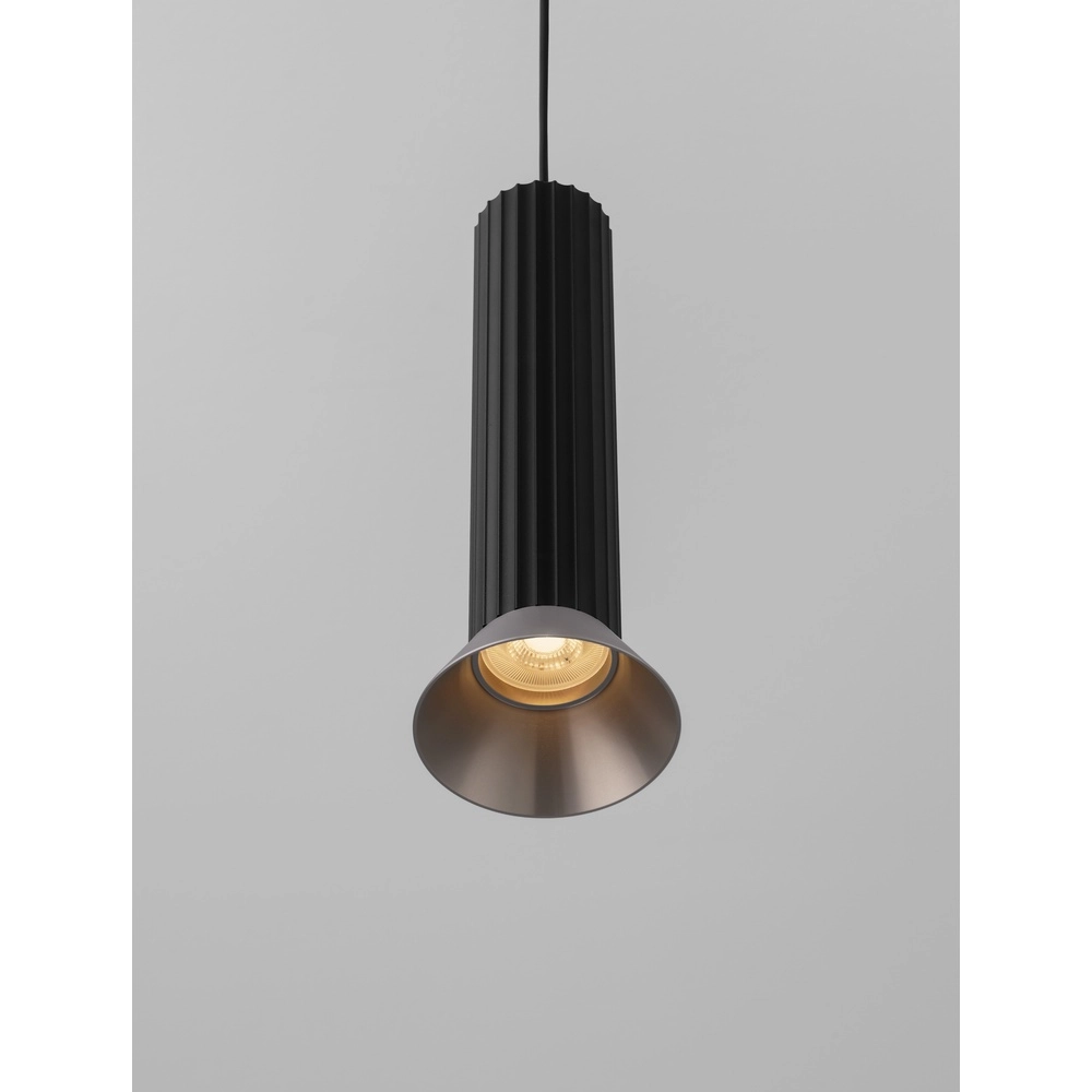 Pendelleuchte Luvia schwarz mit bronze