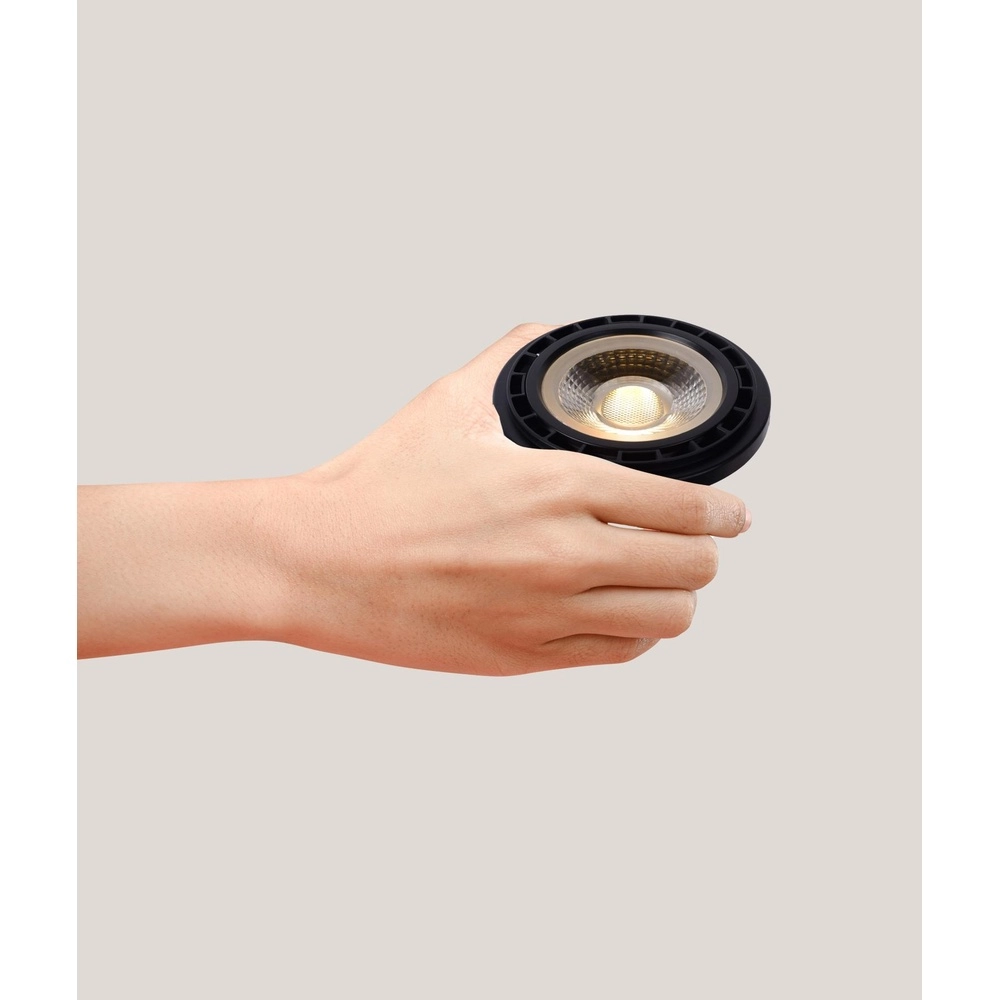 12W Led ES111 - 2200-3000K schwarzer DTW Lucide 5411212491299
