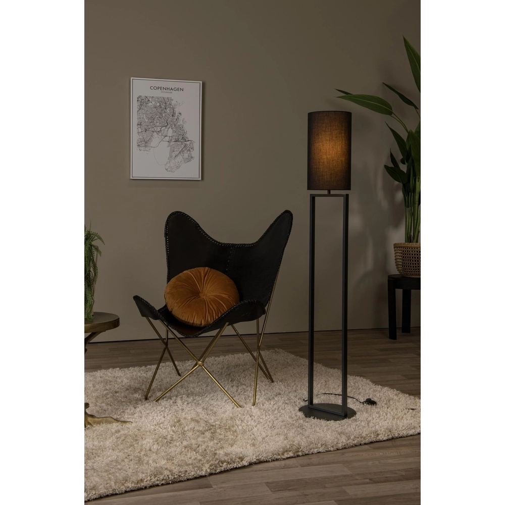Stehlampe Herman Schwarz Lucide 5411212303400