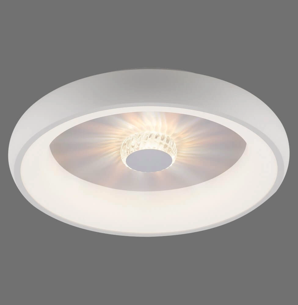 Runde Deckenleuchte Vertigo weiß Ø 46,5cm Just Light 4043689994709