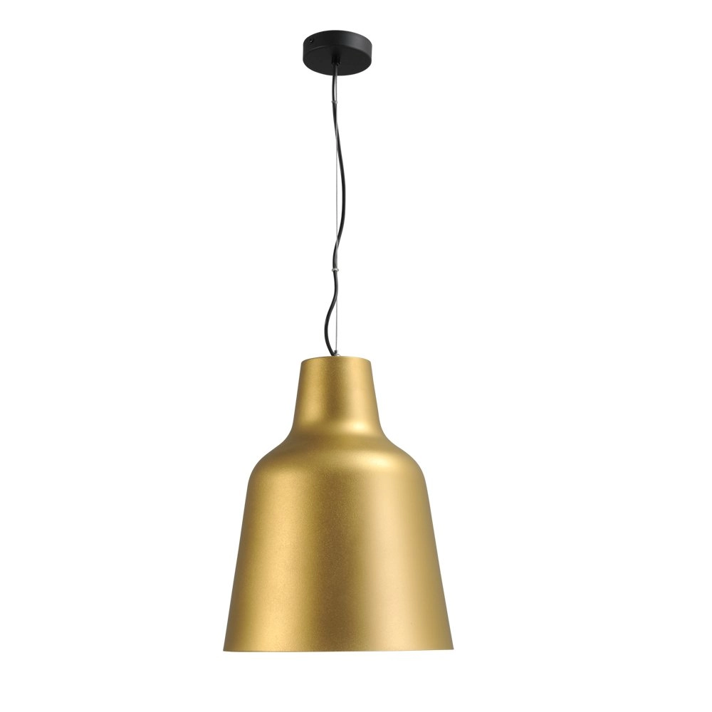 Schöne goldene Pendelleuchte Concepto 33
