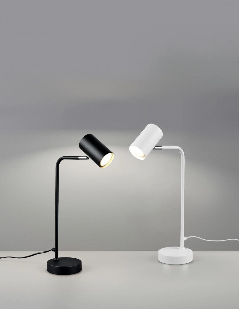 Schwarze Schreibtischlampe Marley Trio 4017807488739