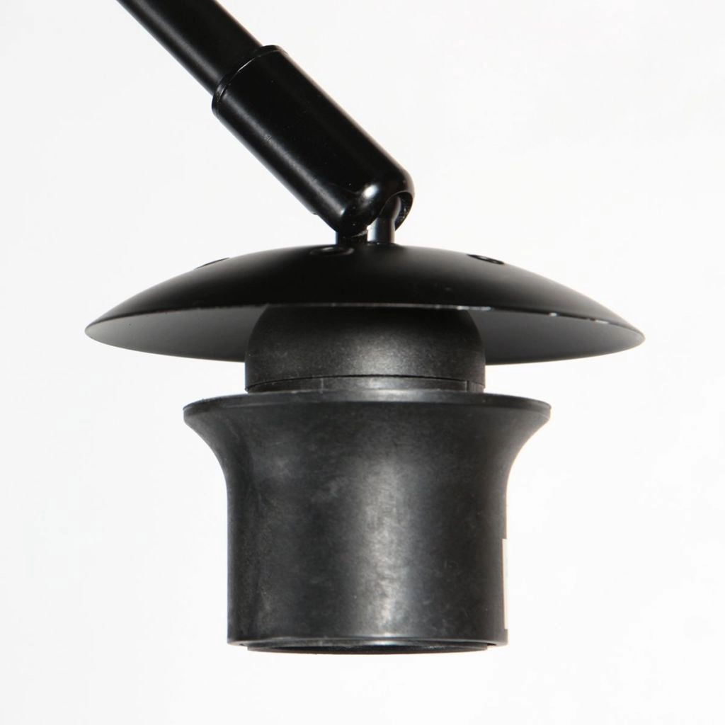 Bogenlampen-Schwarz Curve mit Bambusschatten Ø60 cm Steinhauer 8712746183122