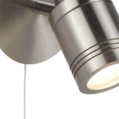 Badezimmerwandstrahler Samson grau Searchlight 5053423096742
