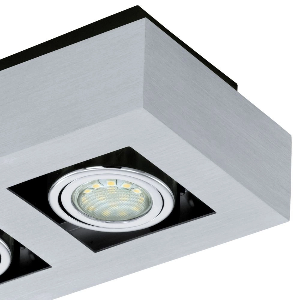 LED-Deckenspot Loke 1 2-Licht-LED-Metallgrau Eglo 9002759913533