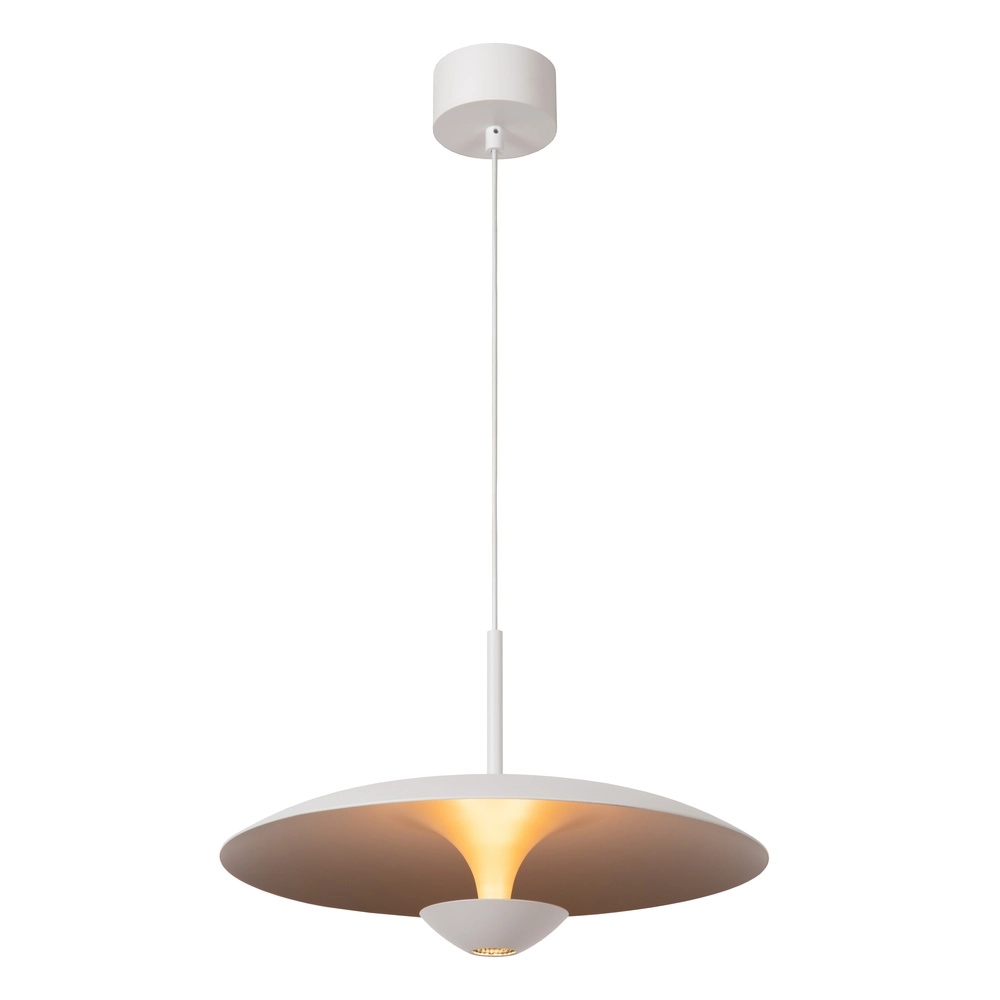 Design-Pendellampe Kenneth weiße Ø 40cm Premium by Lucide 5411212410474