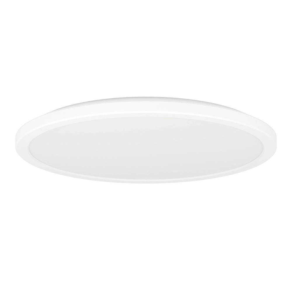 Intelligente Badezimmerlampe Rovito-Z rund - weiß - Ø 38,9 cm