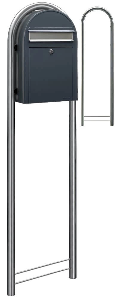 Briefkasten Classic 7016 i Dunkelgrau Bobi 6417237001146