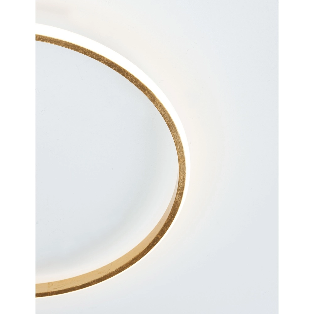 Runde Deckenleuchte Fuline gold Ø 50cm Lyora 5212017419668