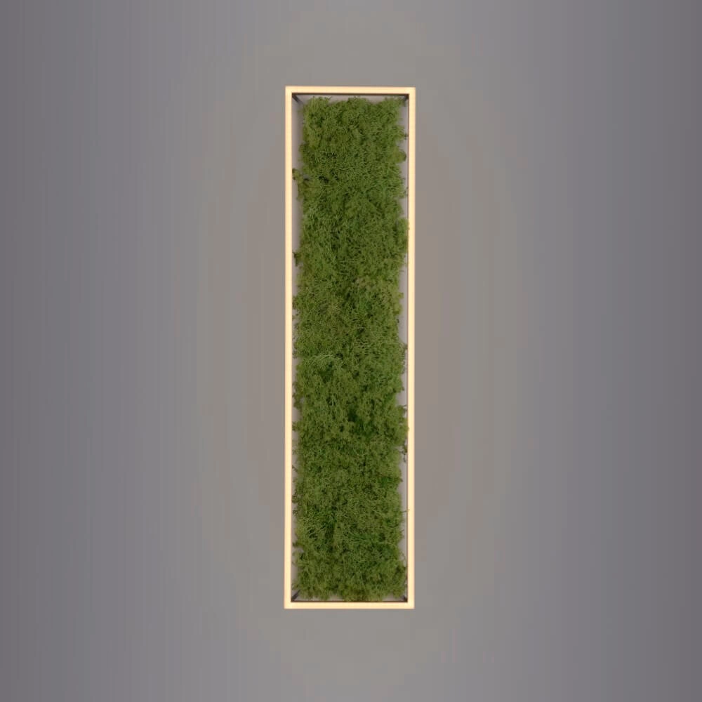 Rechteckige Deckenleuchte Green Knut mit Moos Just Light 4043689994846