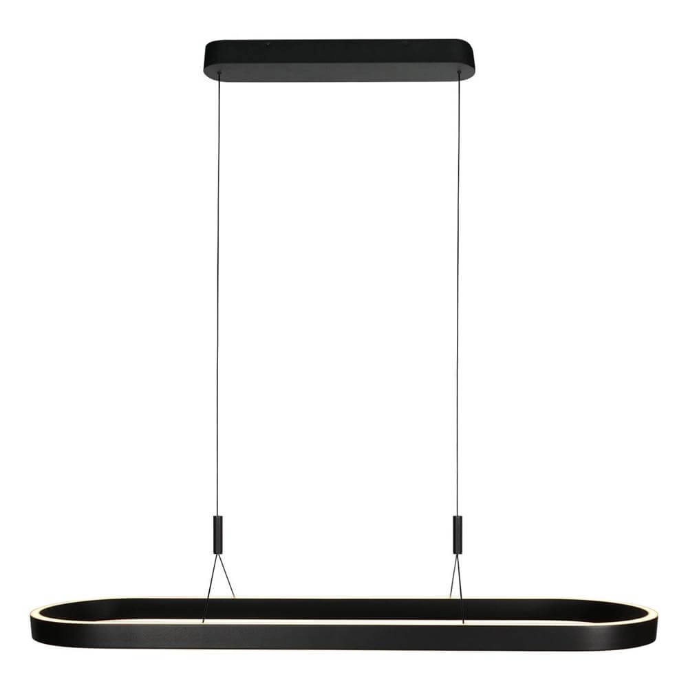 Moderne Pendelleuchte Mykty Schwarzes Oval Steinhauer 8712746178227