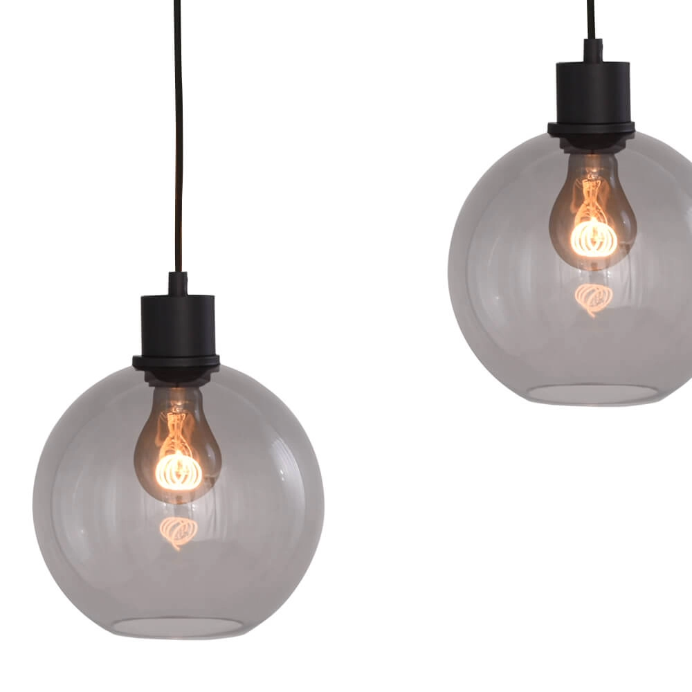 Hängelampe Lazise 5x Ø 20cm schwarz Masterlight 8718121303505