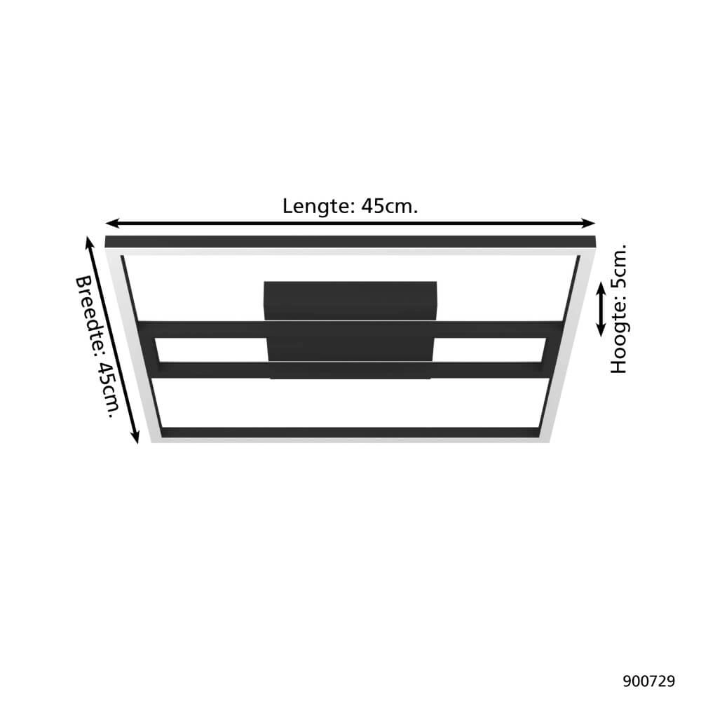 Zigbee LED-Deckenleuchte Calagrano-Z 45x45cm Eglo 9008606262236