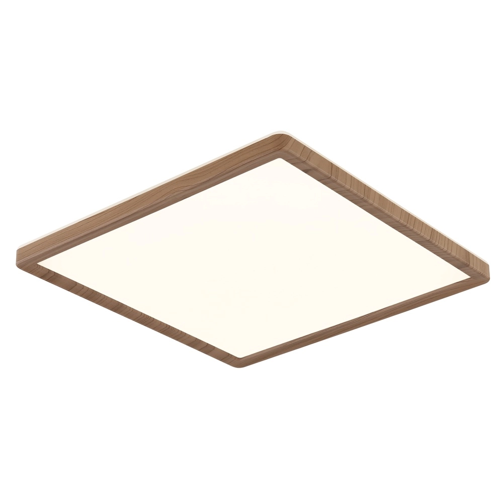 Deckenlicht Sapana quadratisches 29,4 cm großes Holz