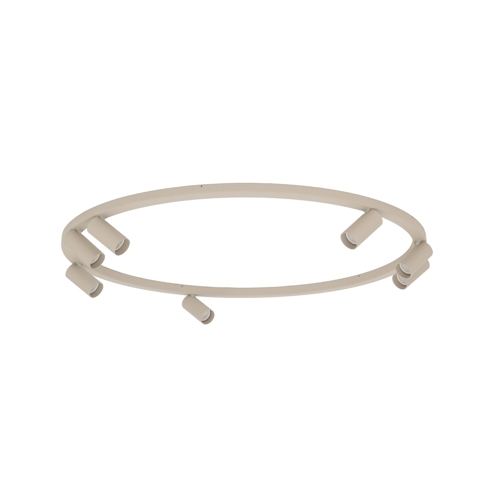 Kreisförmige, oberflächenmontierte Scheinwerfer Fourty 7x GU10 – beige Lyora 5903139119481