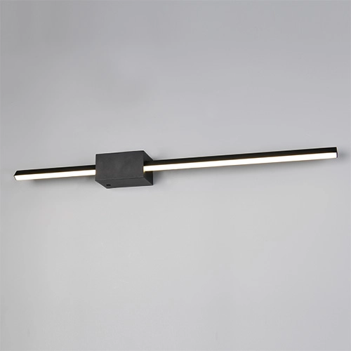 Moderne Wandlampe Cassino Schwarz 70,5 cm Trio 4017807683226