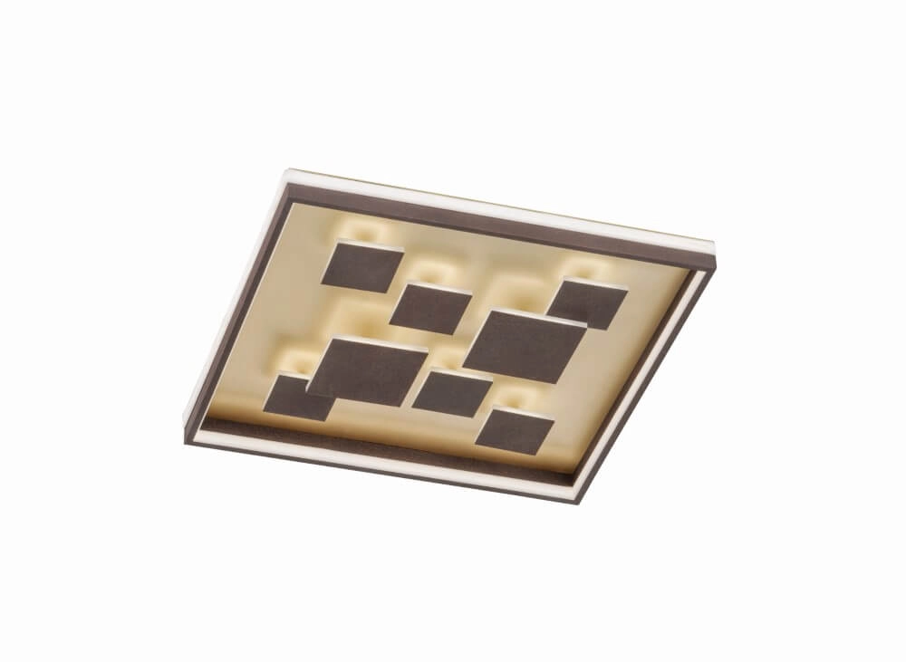 Schlanke Deckenleuchte Rico 53 x 53 cm Fischer & Honsel 4003694201193