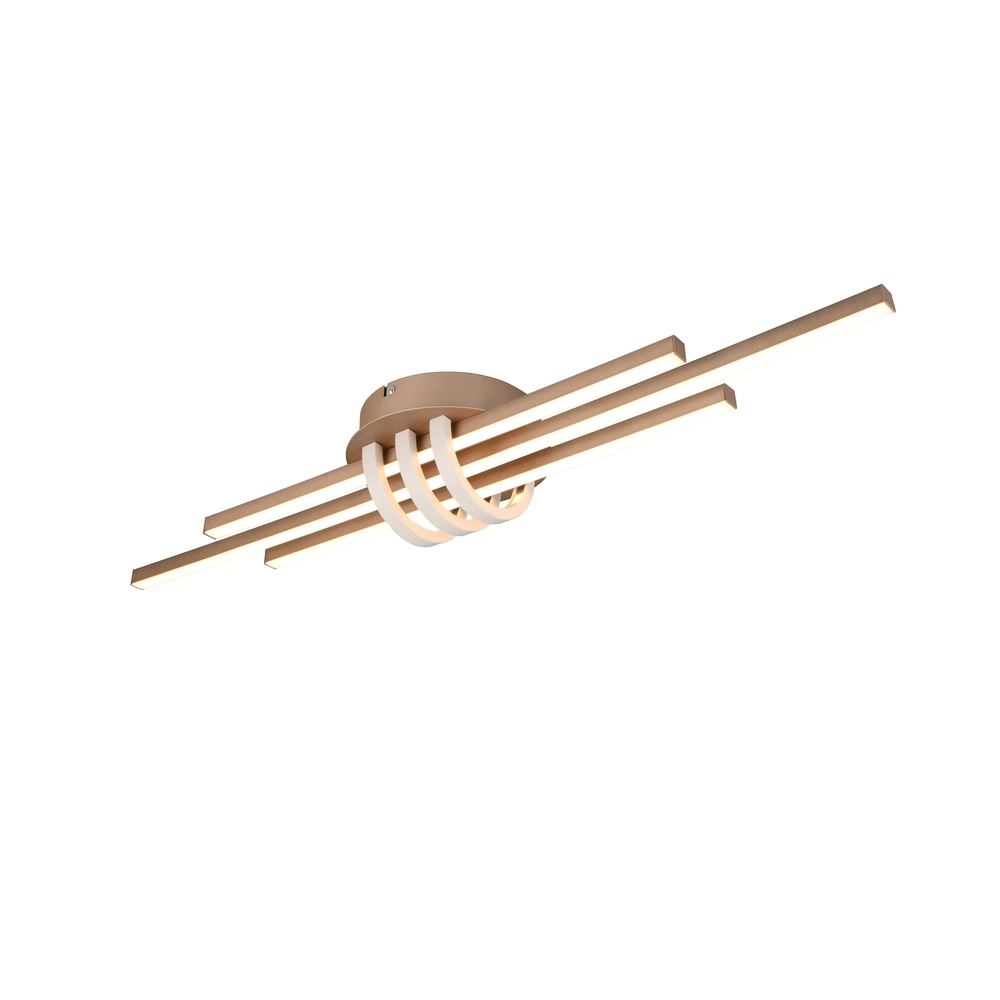 Deckenlampe Cinto Design mokka braun Trio 4017807612486