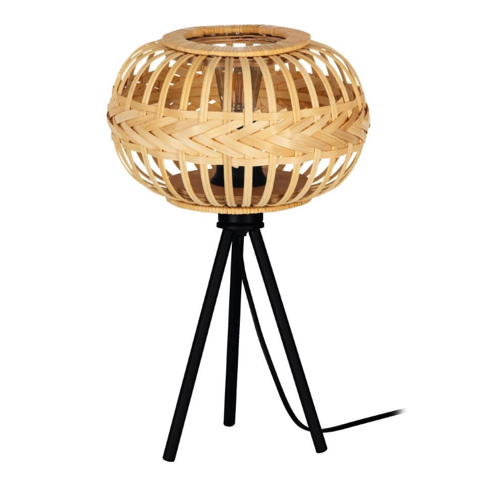 Rattan-Tischlampe Amsfield 1