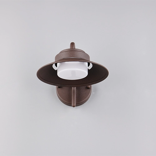 Moderne Stalllampe Atrato Rostbraun Trio 4017807691276