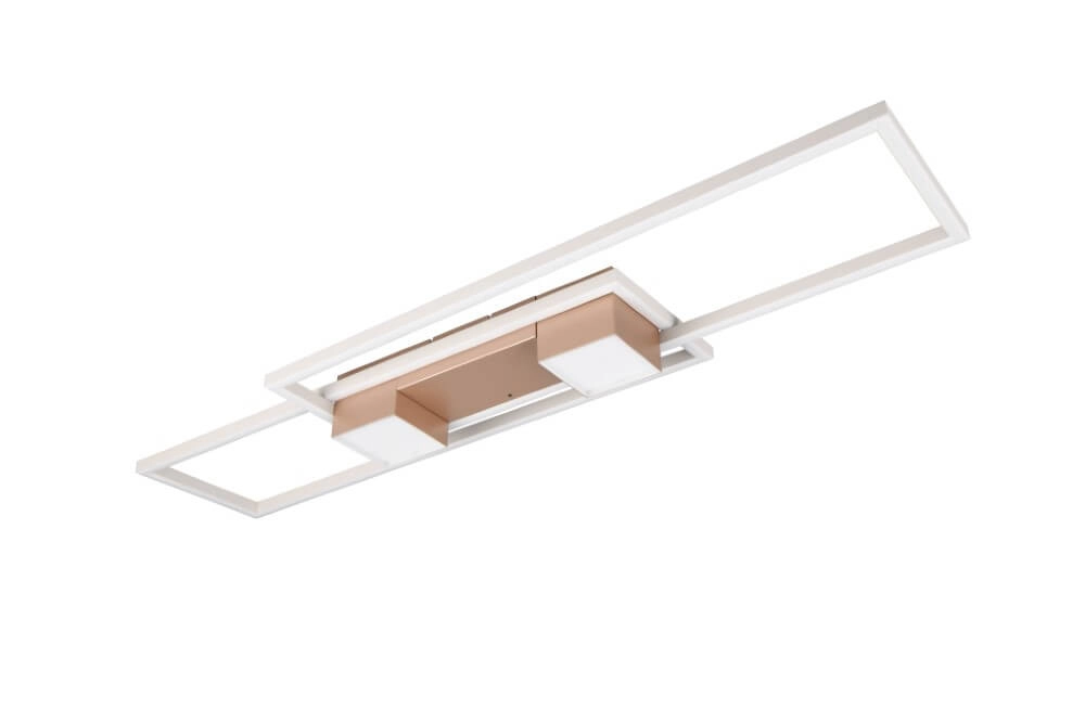 LED-Deckenleuchte 100x28 Albany rotes Kupfer Trio 4017807610307