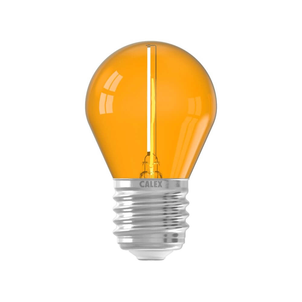 Lichtquelle 1W - E27 - Led Orange für Partylichter