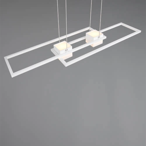 LED-Hängelampe Büro Albany Weiß Trio 4017807610338